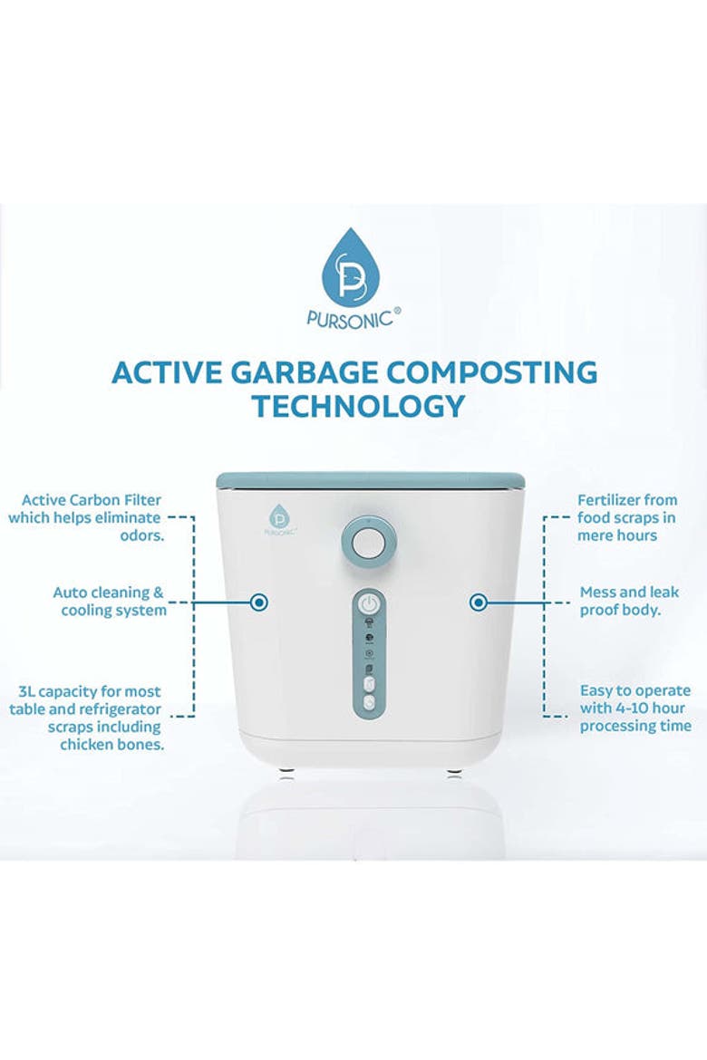 Food Waste Composter, Alternate, color, White