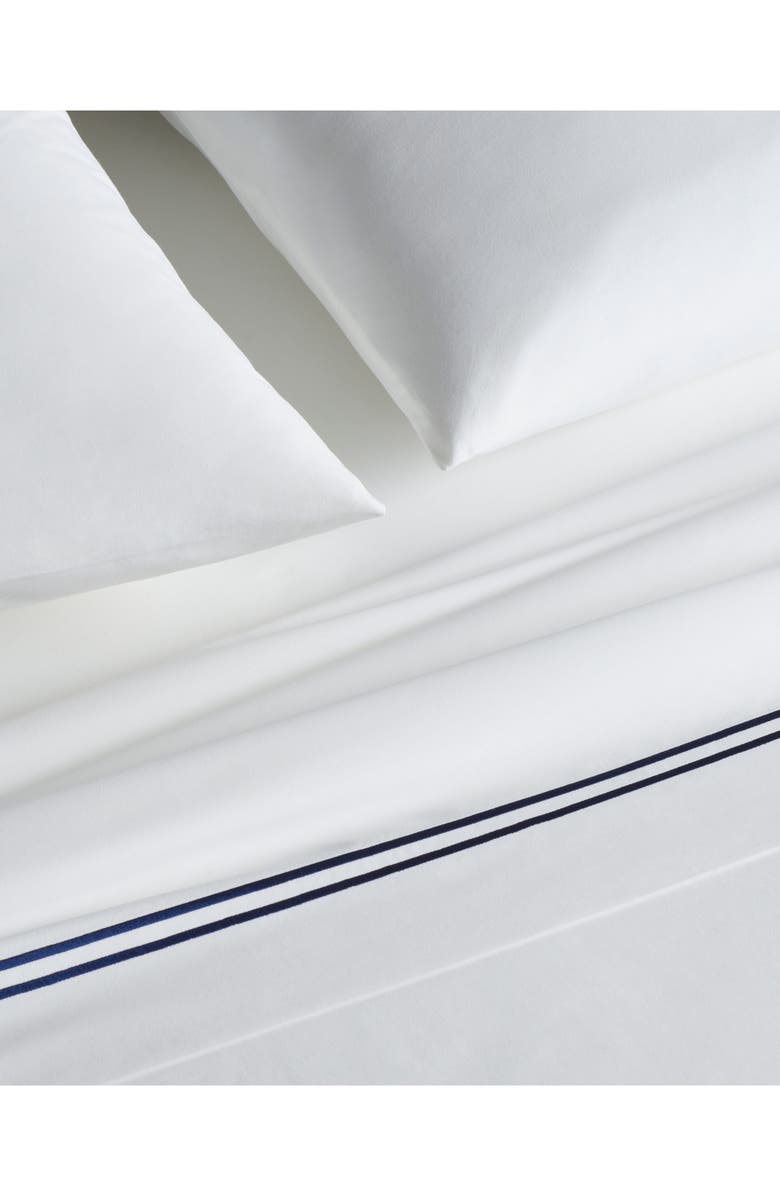 Petite Plume Signature Collection Sheet Set, Alternate, color, White