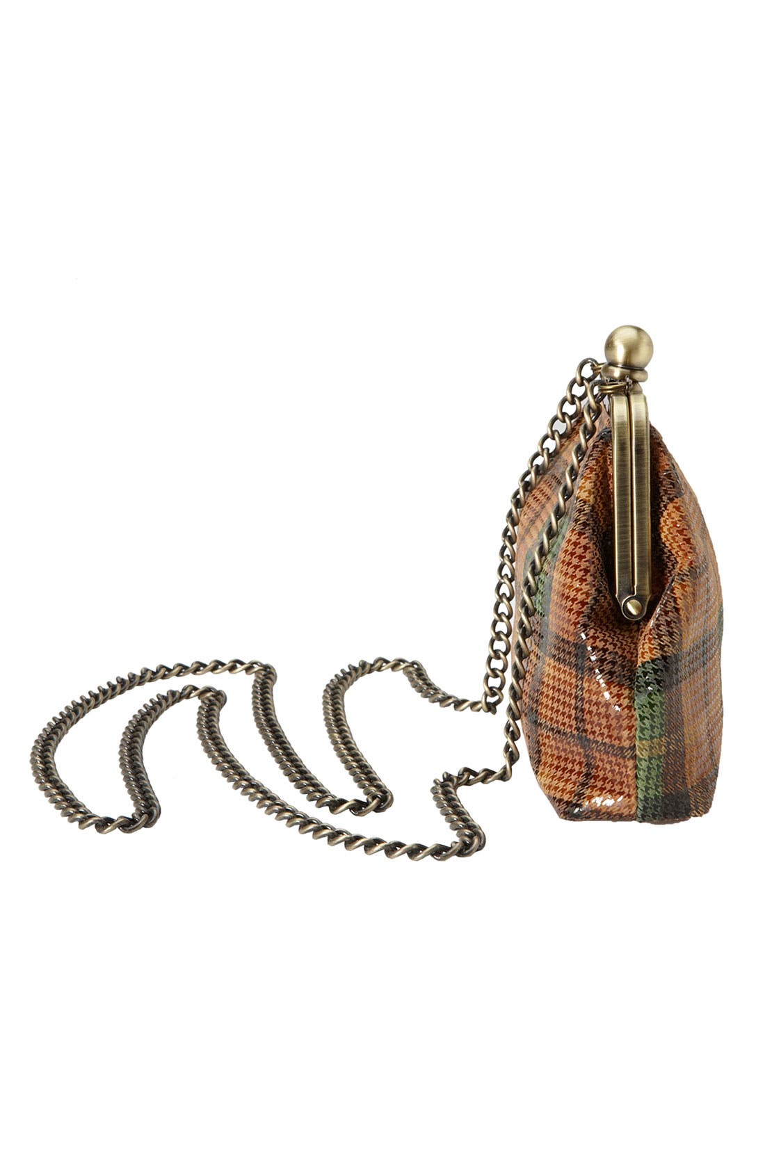 'Libby' Chain Strap Crossbody Bag, Alternate, color, PLAID