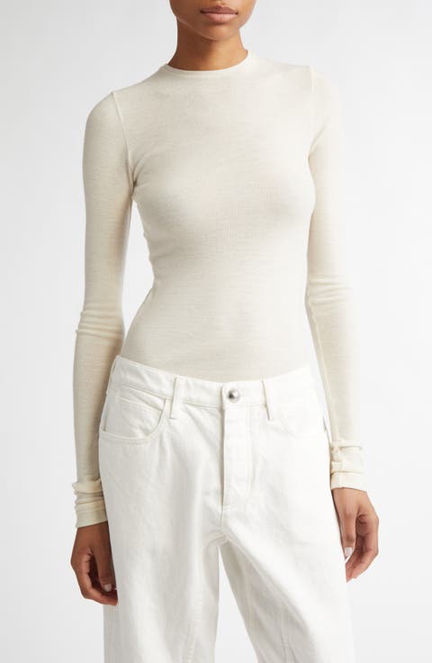 【関税・送料込み】Jil Sander Women Tops White Women's Jil Sander Tops | Nordstrom