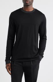 BOSS Talley 110 Wool Long Sleeve Pullover