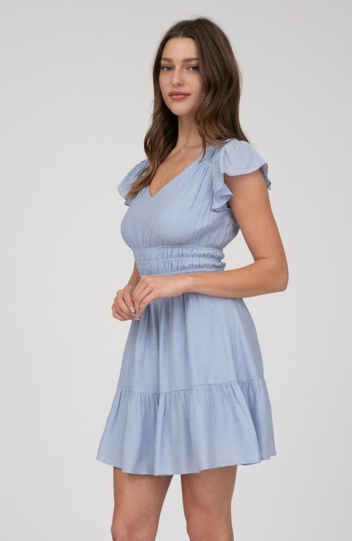 BLU PEPPER BLU PEPPER TIERED MINIDRESS