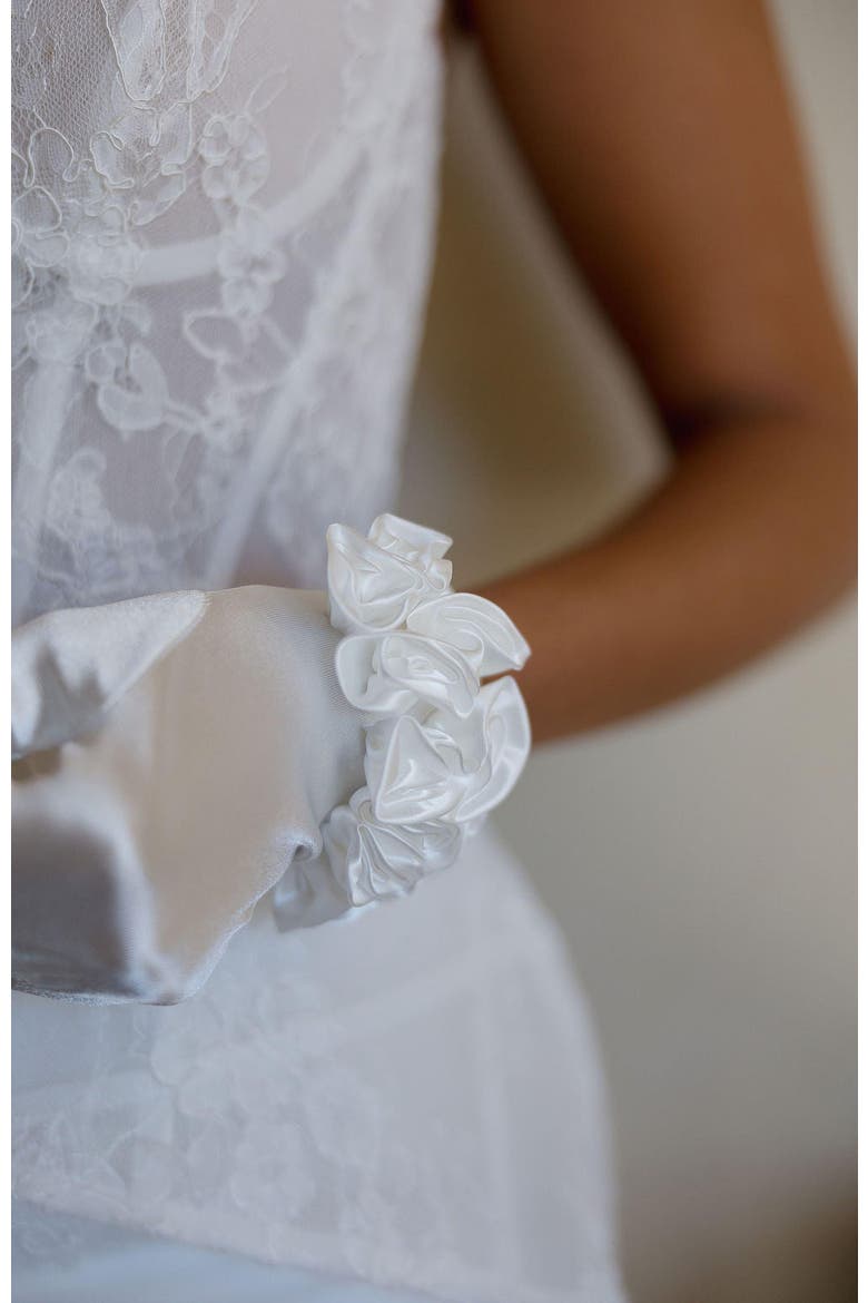 Rosey Gloves, Alternate, color, Ivory