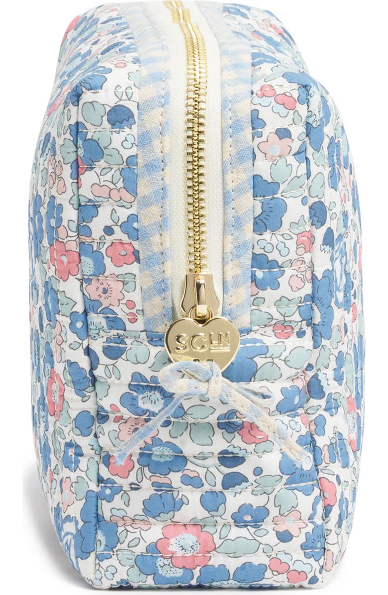 Stoney Clover Lane x Liberty Large Quilted Cotton Pouch, Alternate, color, Betsy