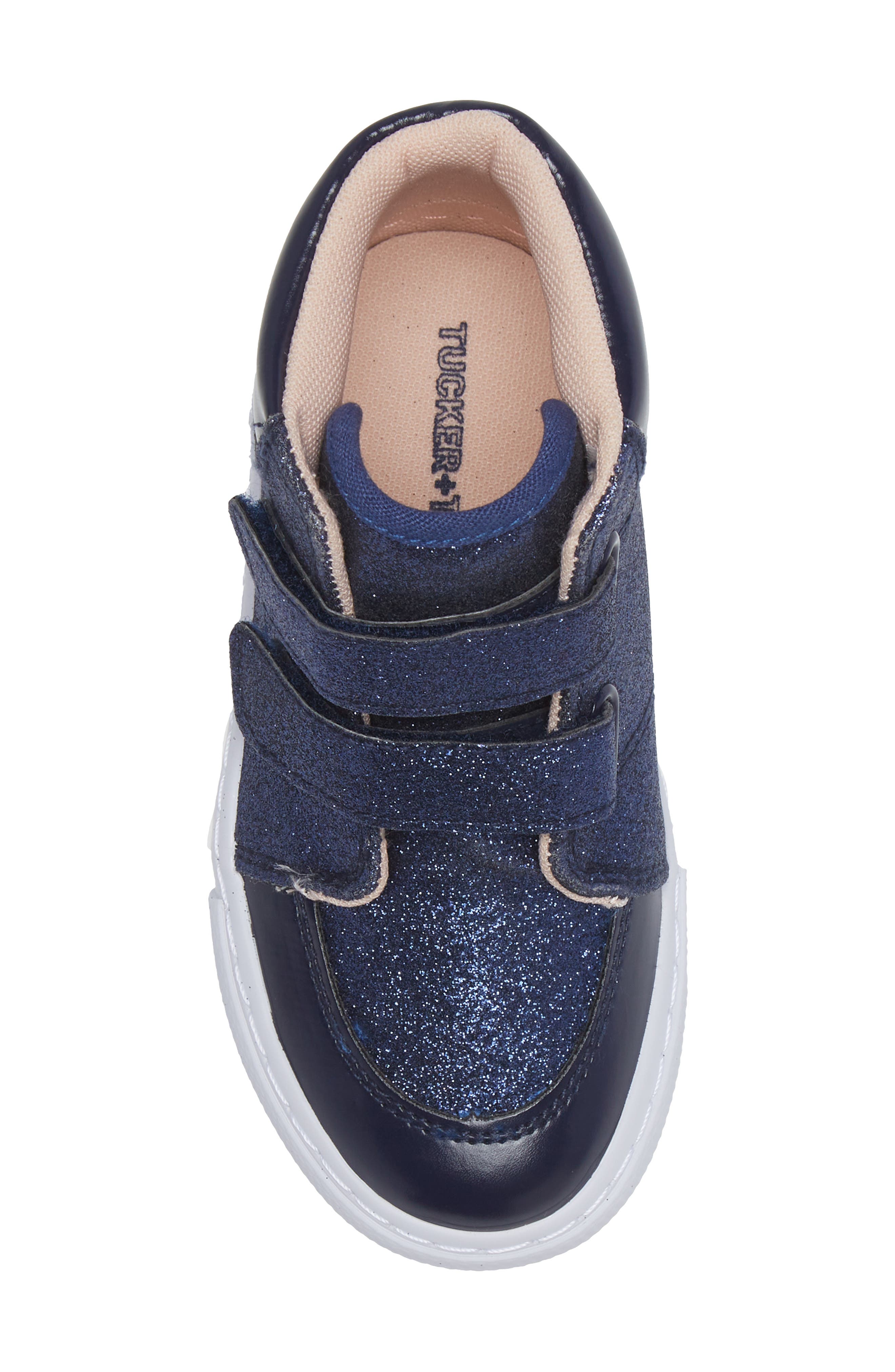 Tucker + Tate Kids' Jewel Glitter High Top Sneaker, Alternate, color, 