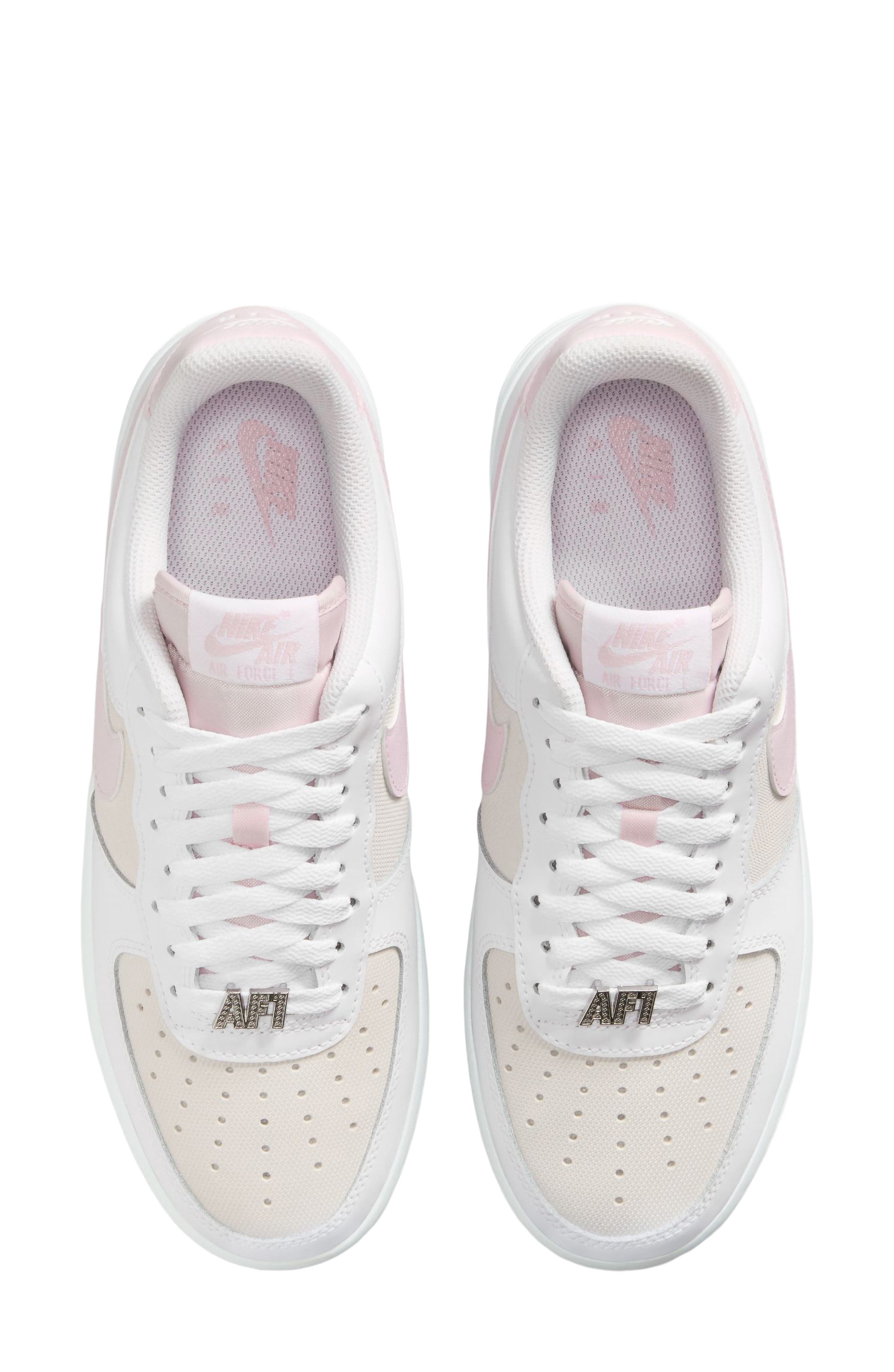 Air Force 1 '07 SE Basketball Sneaker, Alternate, color, WHITE/ LILAC-SILVER