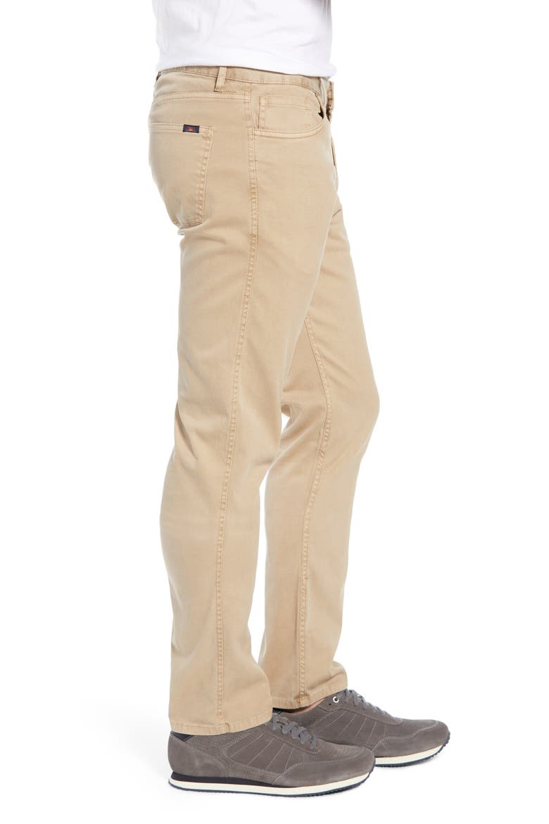 Comfort Twill Straight Leg Five-Pocket Pants, Alternate, color, KHAKI
