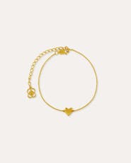 Ottoman Hands Hammered Heart Bracelet