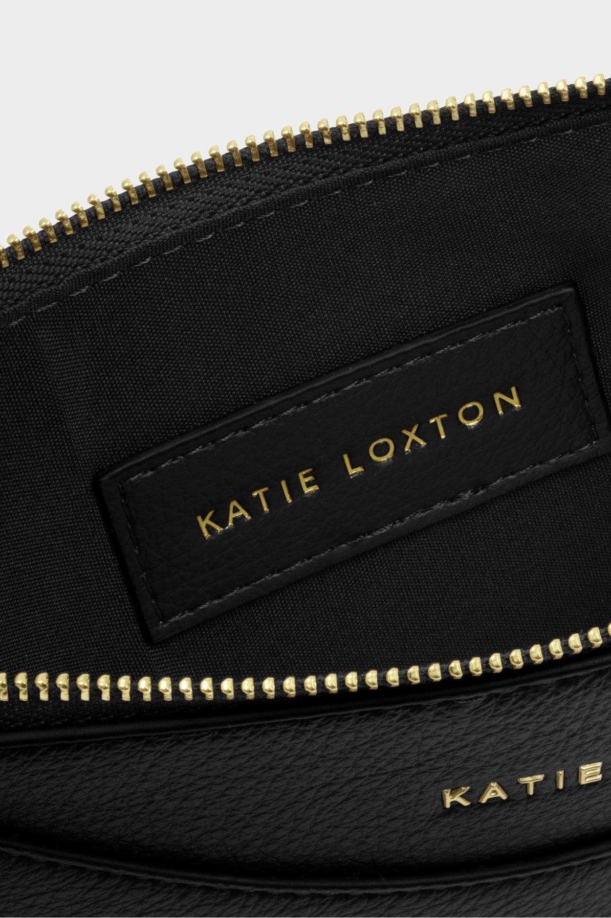 Katie Loxton Alba Wristlet Pouch in Black, Alternate, color, Black