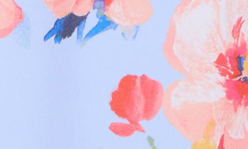 ELIZA J ELIZA J FLORAL PUFF SLEEVE SHEATH DRESS