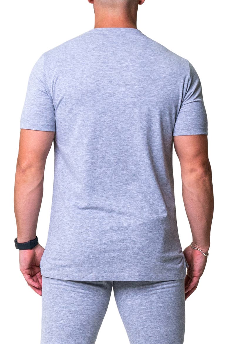 Neon Cotton Stretch Graphic T-Shirt, Alternate, color, GREY