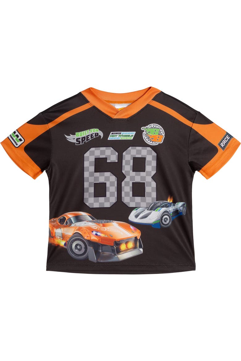 Racing 2-Piece Tee and Joggers Set, Alternate, color, Black Orange