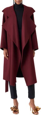 Akris Tasha Belted Cashmere Wrap Coat