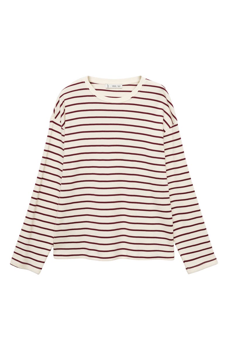 MANGO Stripe Cotton Sweater, Alternate, color, 