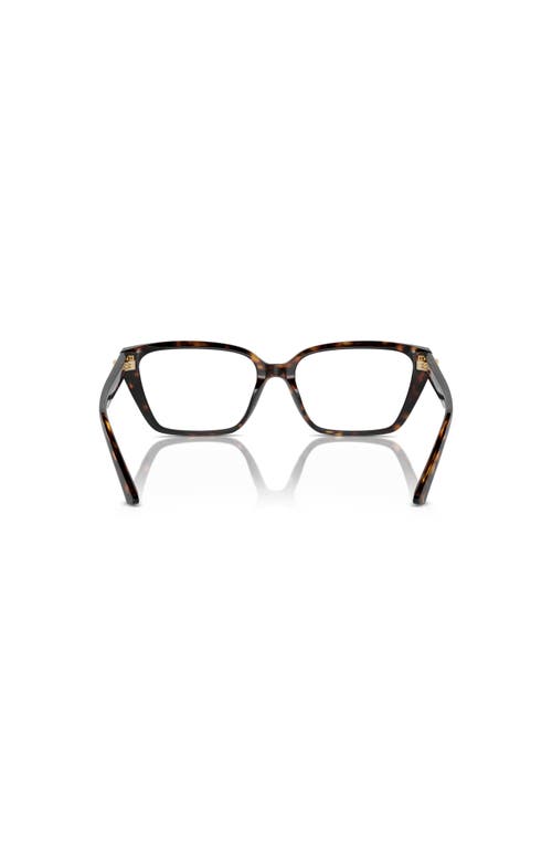 Jimmy Choo 55mm Cat Eye Optical Glasses In Black
