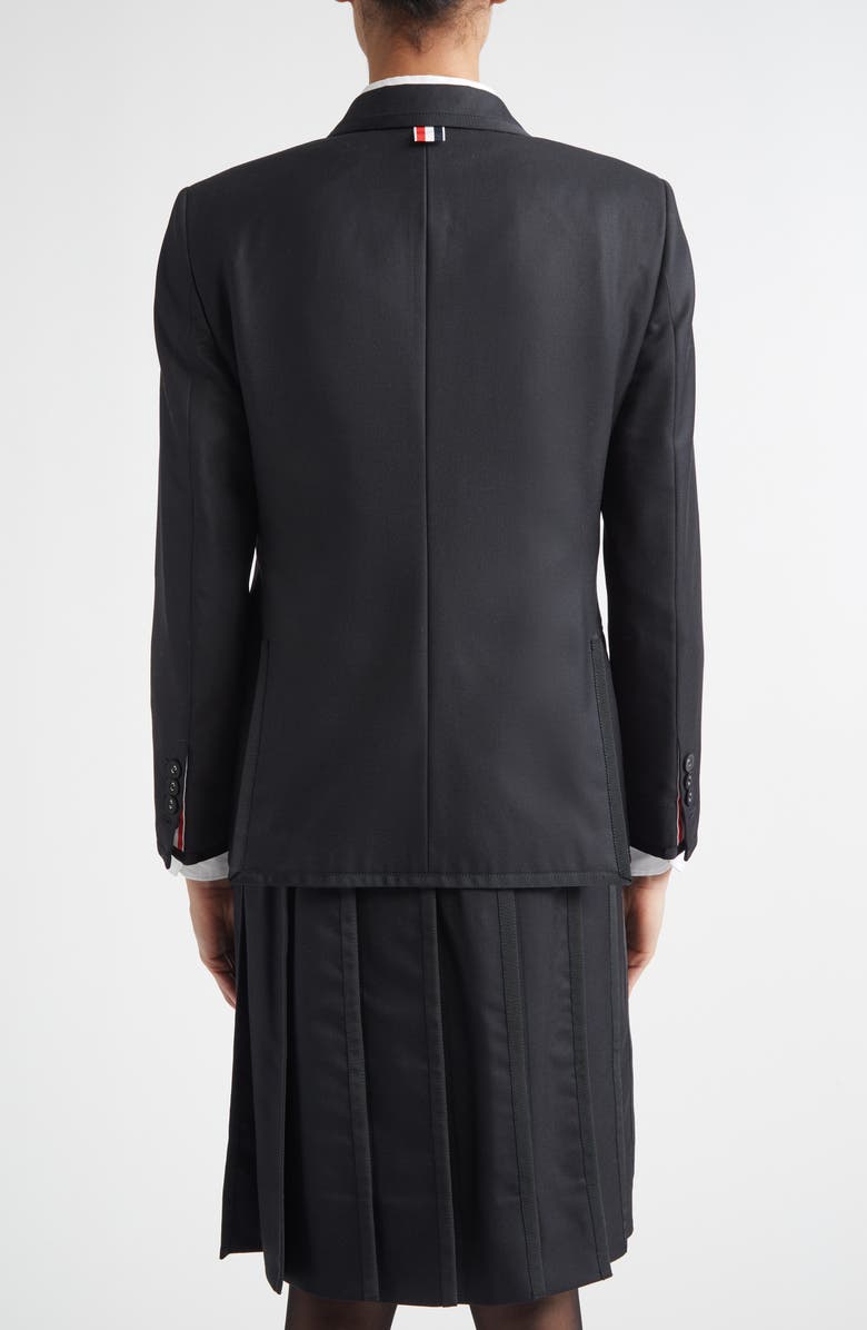 Thom Browne Super 120s Wool Twill Classic Sport Coat, Alternate, color, Black