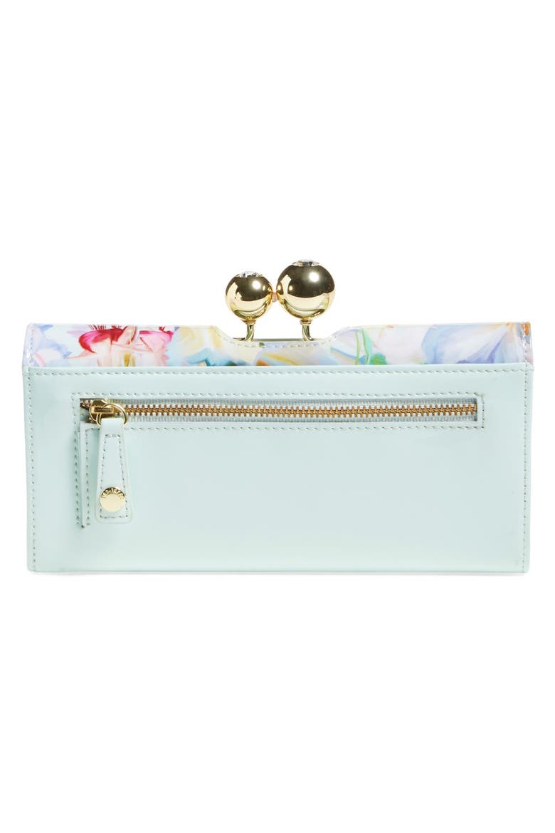 'Hanging Garden' Matinee Wallet, Alternate, color, MINT