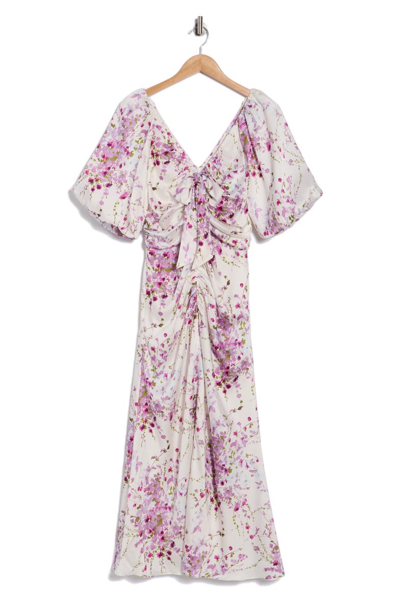 Brenton Midsummer Bloom Dress, Alternate, color, IVORY MULTI