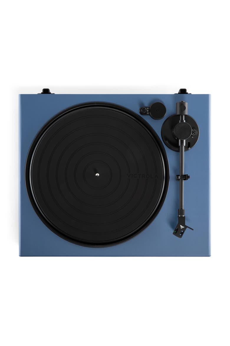 Wave Bluetooth Turntable with Auracast, Alternate, color, Blue