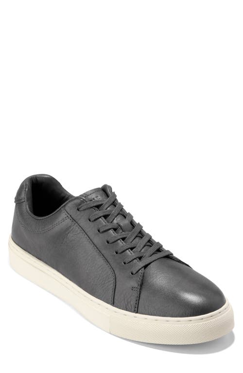 Cole Haan Grand Series Jensen Leather Low Top Sneaker In Magnet/ivory