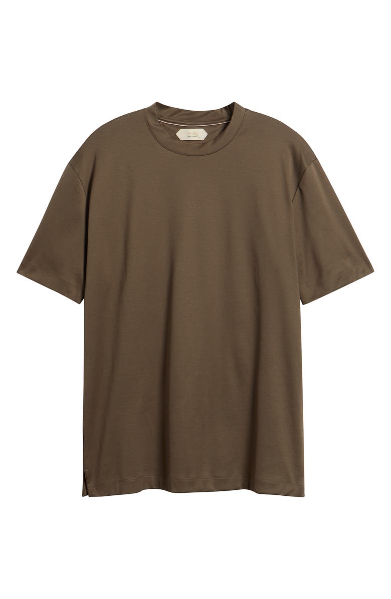 Aurélien AUR1 Solid Cotton T-Shirt, Alternate, color, Ash Grey