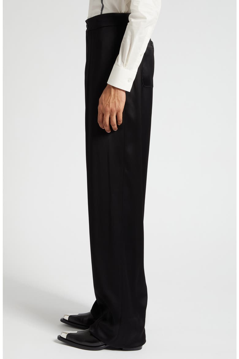 Satin Pants, Alternate, color, BLACK