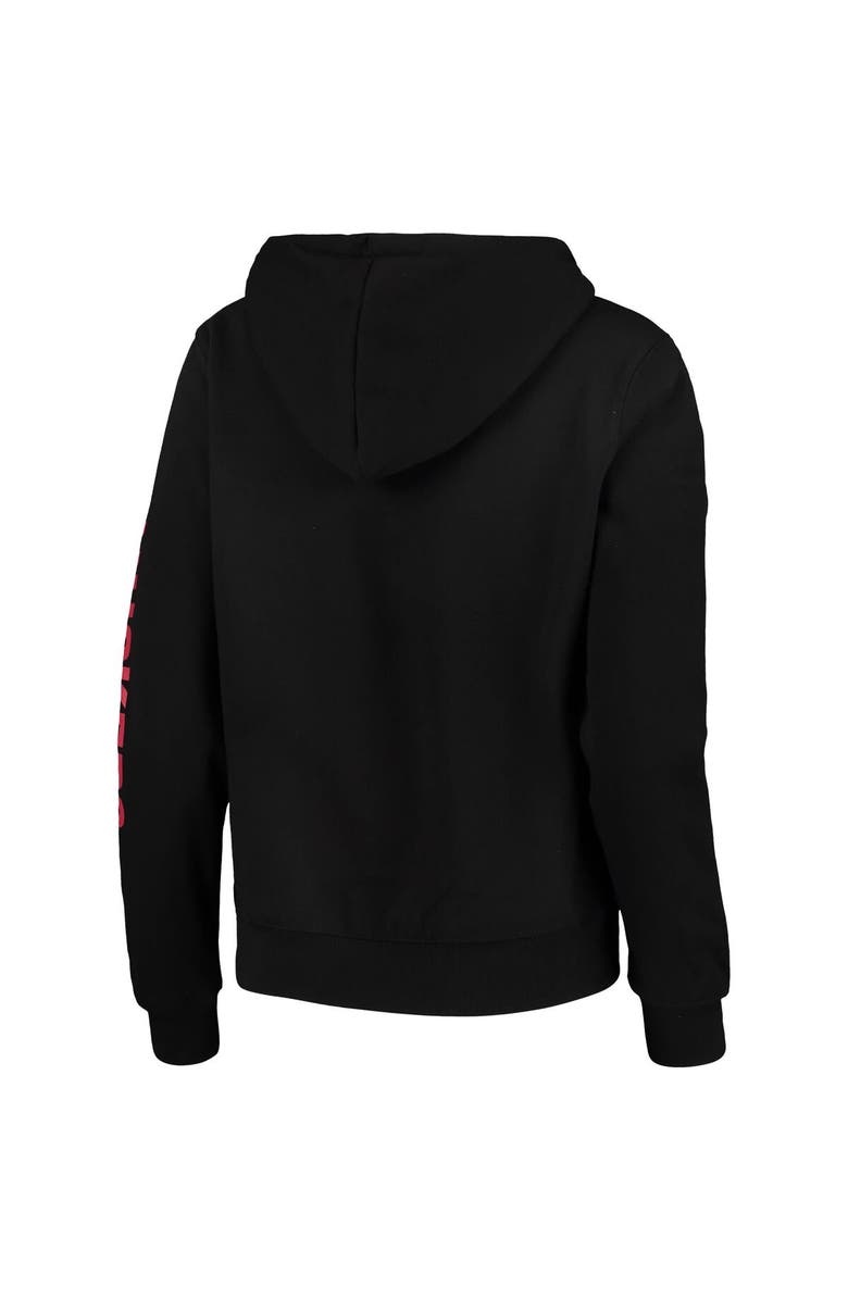 COLOSSEUM Women's Colosseum Black Nebraska Huskers Loud and Proud Pullover Hoodie, Alternate, color,