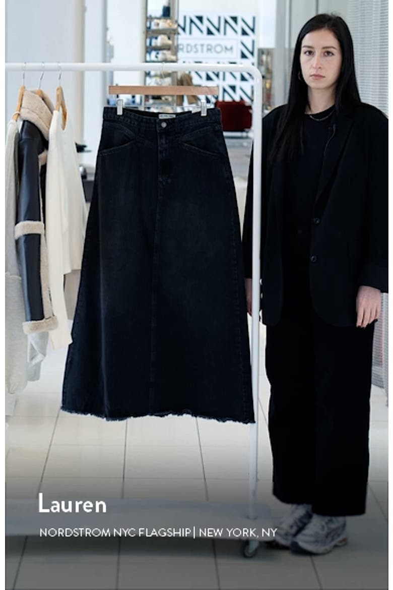 Come As You Are Denim Skirt video