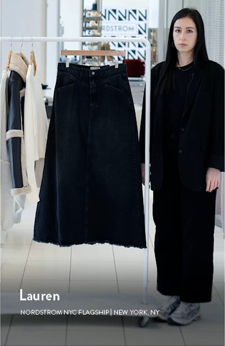 Come As You Are Denim Skirt, sales video thumbnail