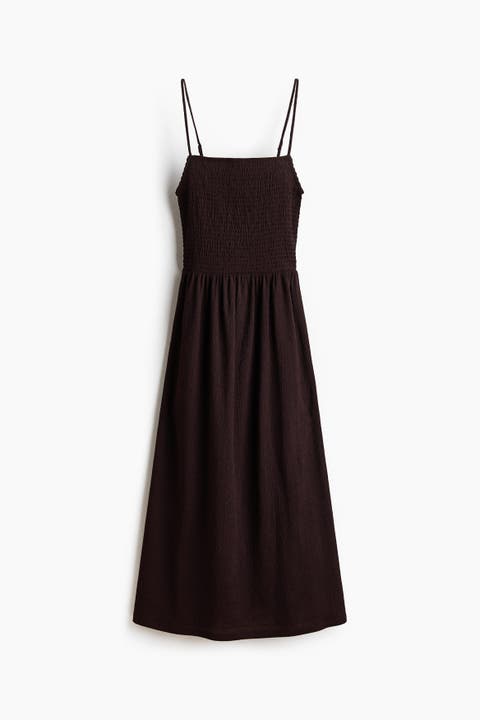 Smocked Strappy Dress