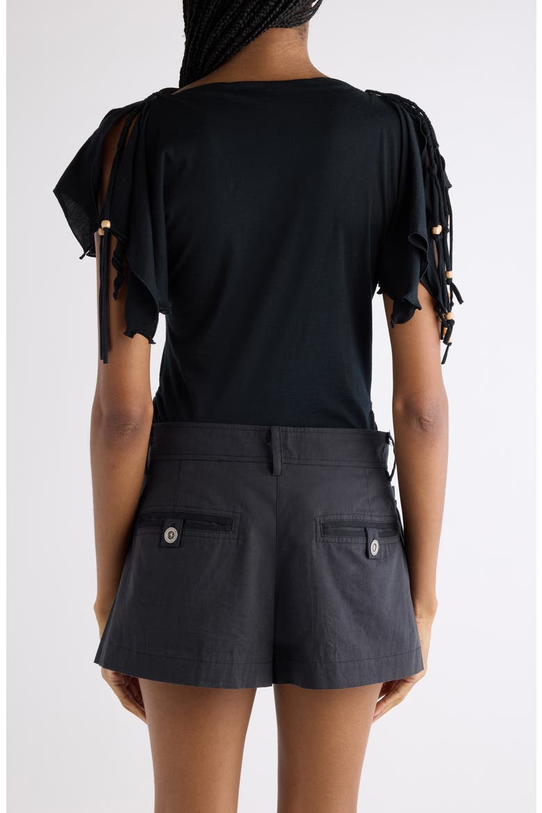 Jazia Sleeveless Jersey Top, Alternate, color, BLACK
