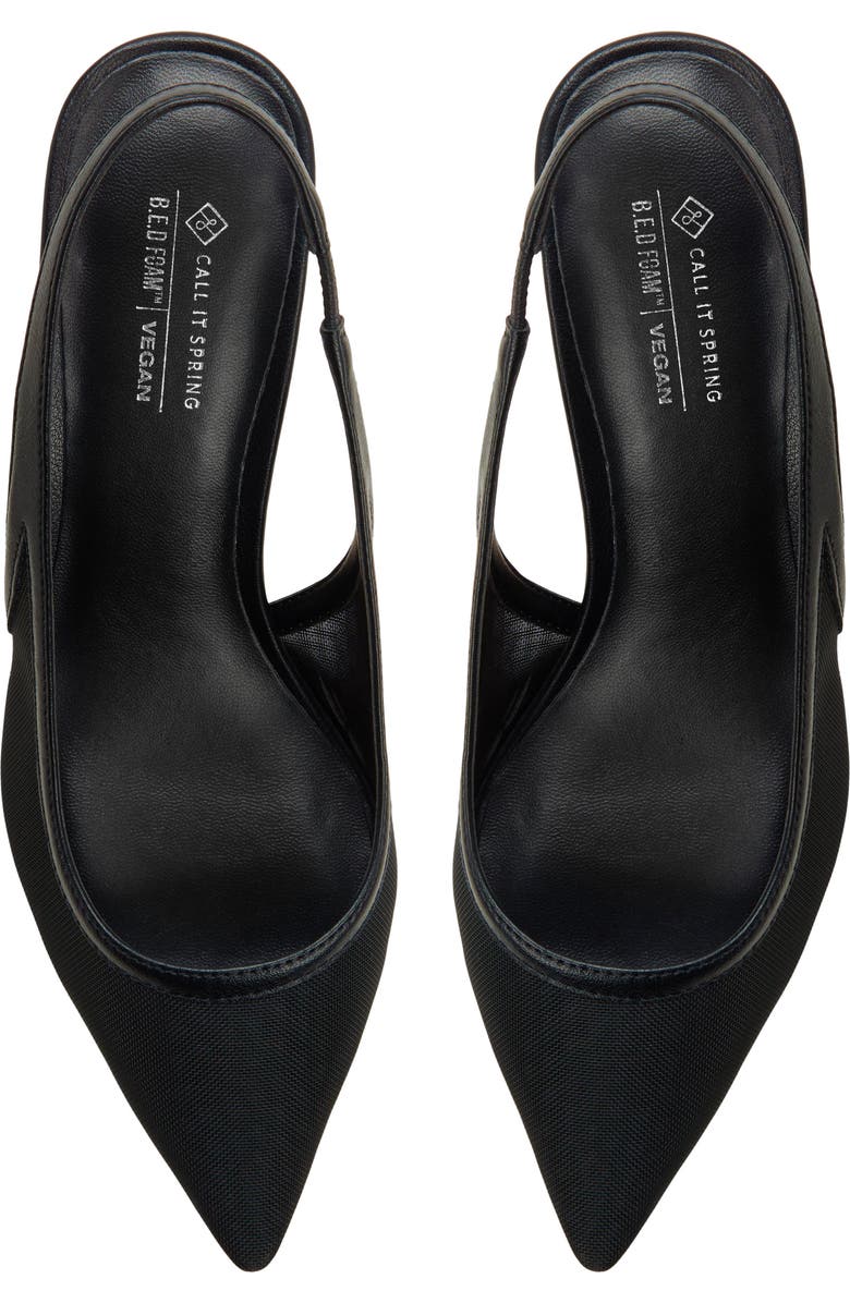 Call It Spring By Aldo Dariahh Mesh Kitten Heel Pump, Alternate, color, Open Black