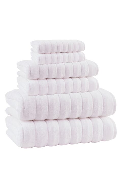 Vague 6-Piece Bath Towel Set