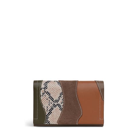 Oak Street - Patchwork Medium Flapover Wallet
