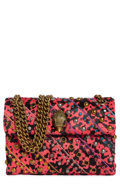 Mini Kensington Genuine Calf Hair Convertible Crossbody Bag