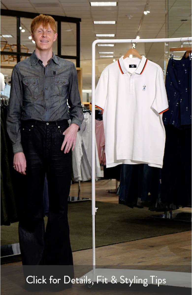 Classic Fit Tipped Golf Polo, sales video thumbnail