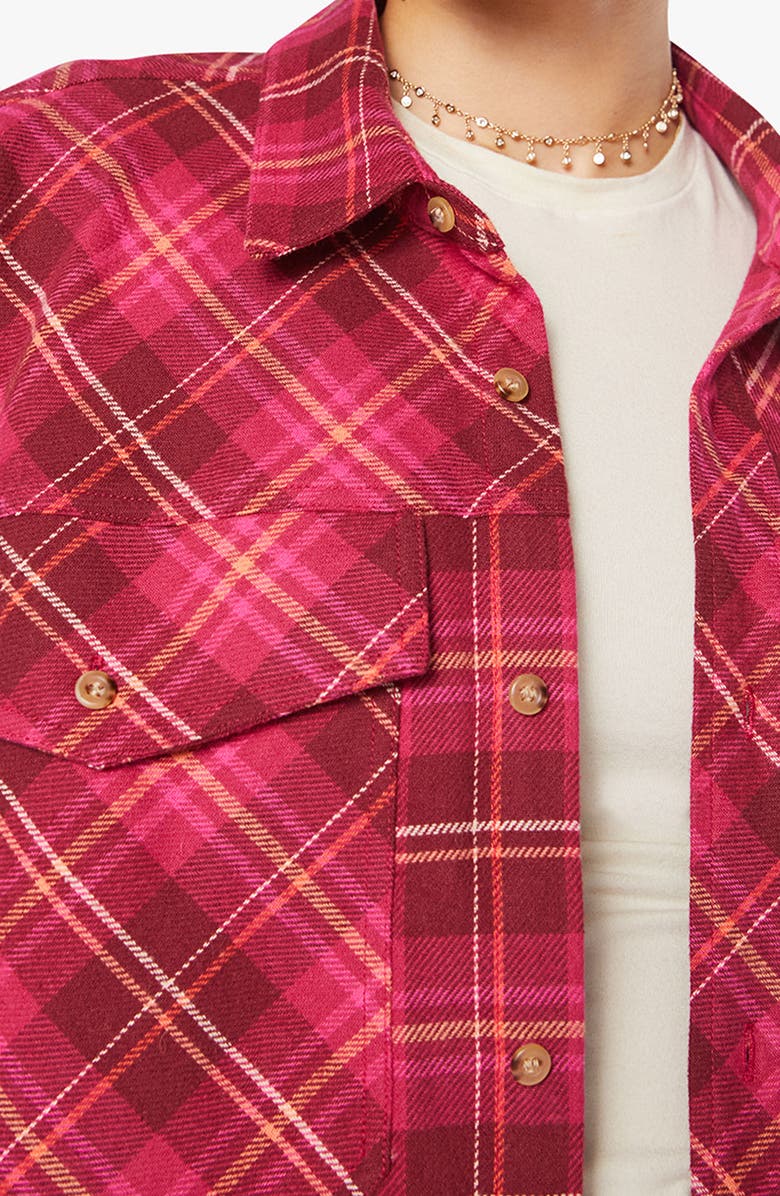 MOTHER The Lazy Sunday Plaid Shirt, Alternate, color, Rebel With A Cause