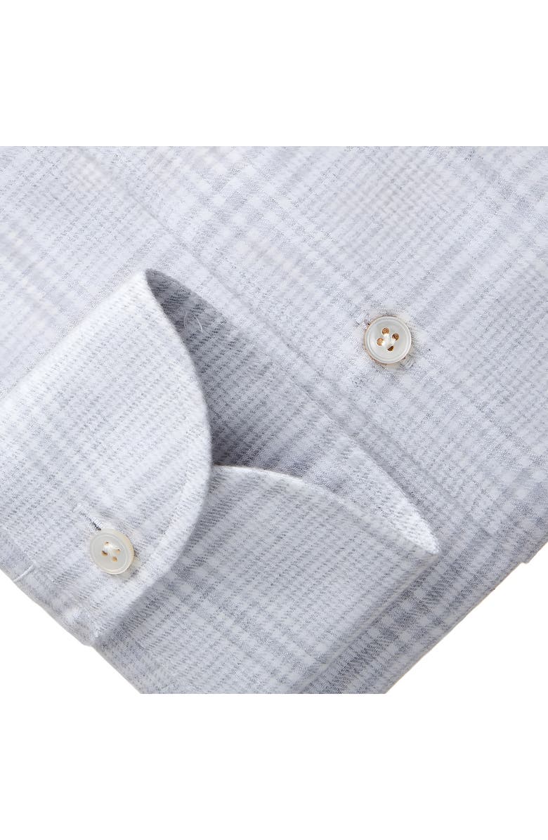 Emanuel Berg Twill Flannel Dress Shirt, Alternate, color, 