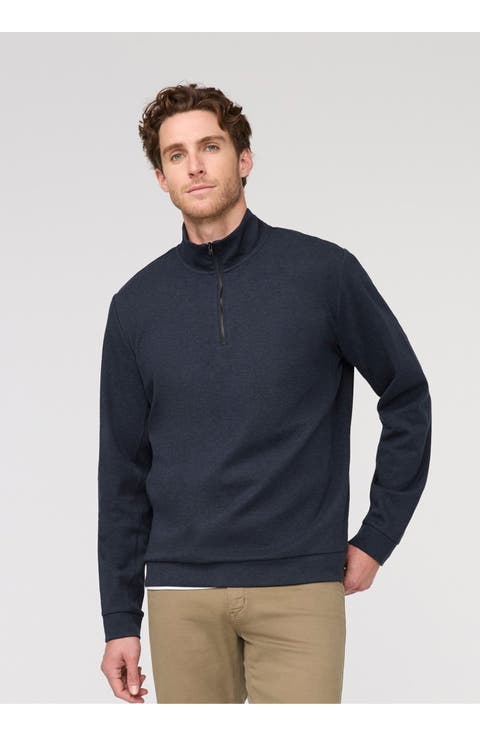 Performance Flannel Quarter Zip