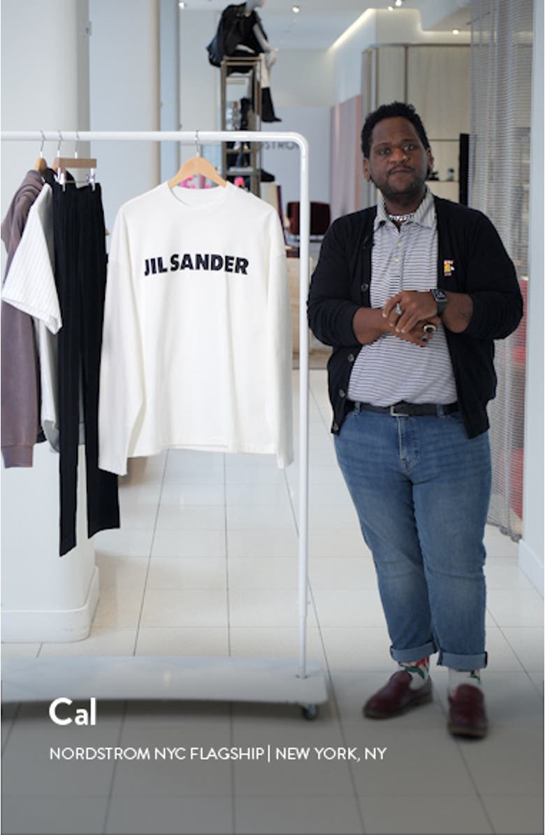 Logo Long Sleeve Graphic T-Shirt, sales video thumbnail