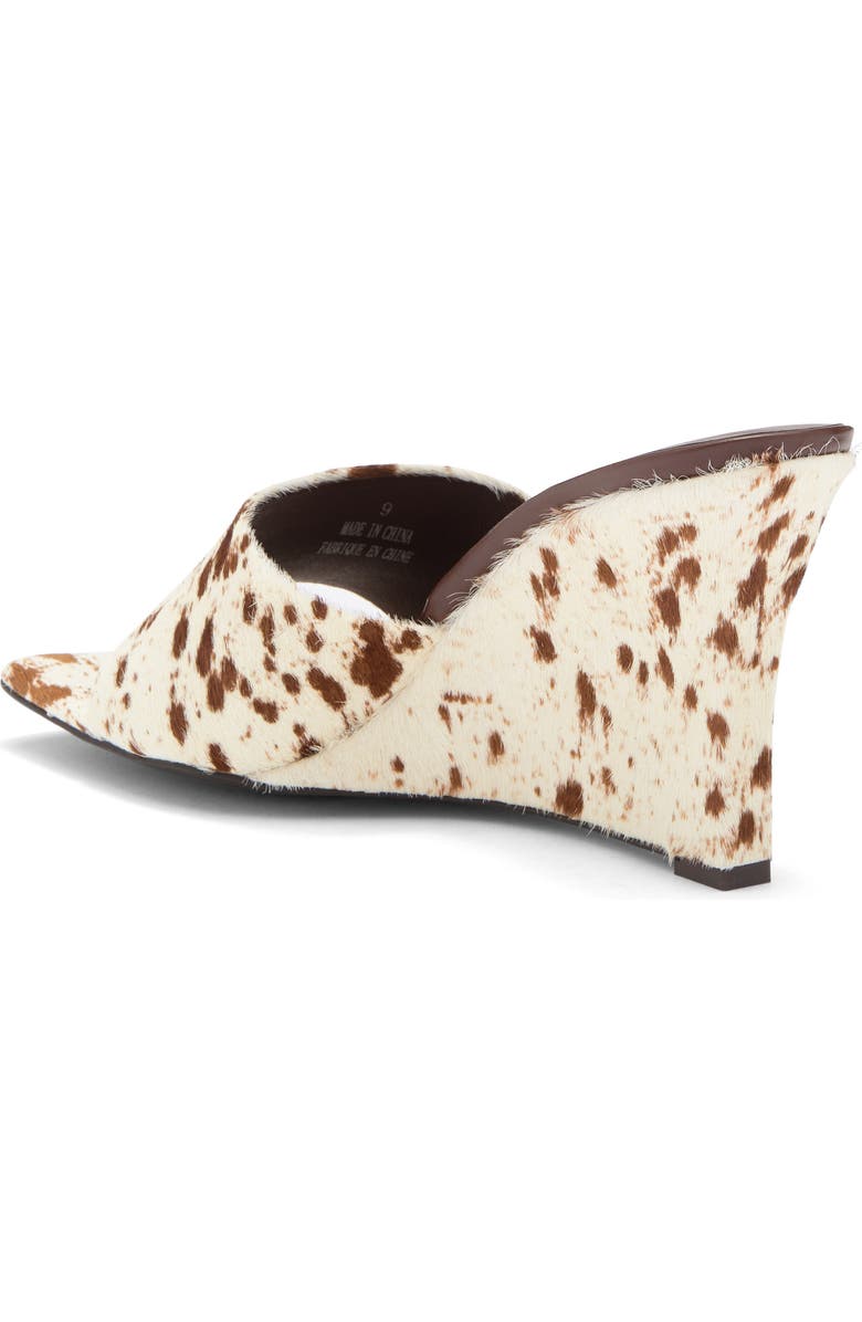 Jeffrey Campbell Capital F Genuine Calf Hair Wedge Sandal, Alternate, color,