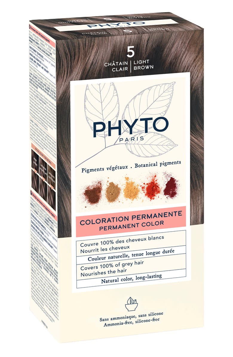 PHYTO color Permanent Hair Color, Main, color, 5 Light Brown