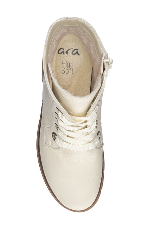 Ara Debbie Lace-up Boot In White