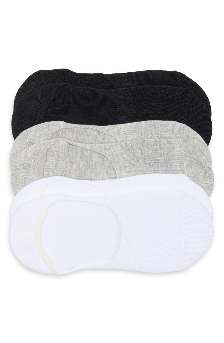 Vince Camuto 6-Pack Sneaker Liner Socks, Main, color, White