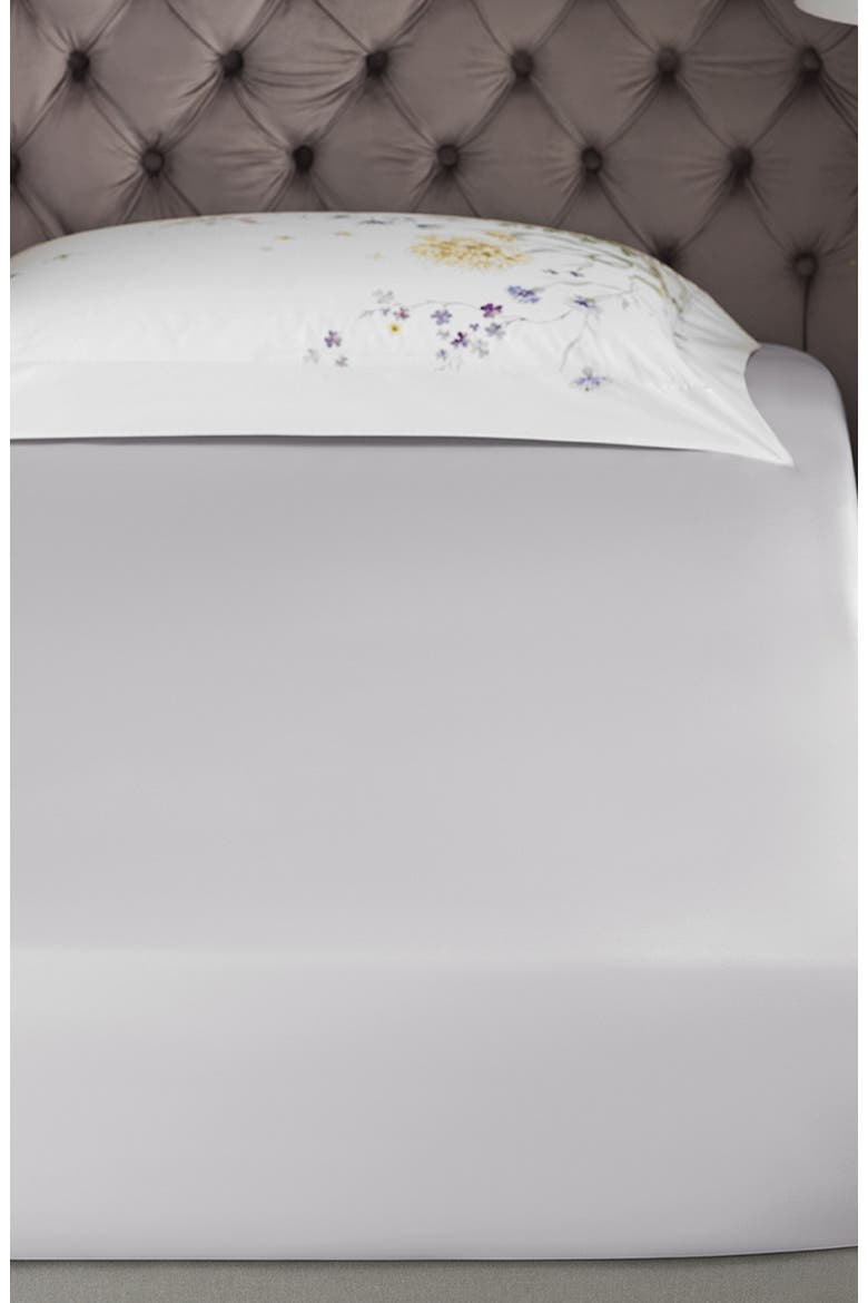Fleur flat sheet, Alternate, color, Grey
