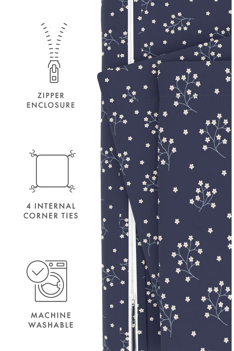 Premium Ultra Duvet Cover & Sham Set, Alternate, color, NAVY
