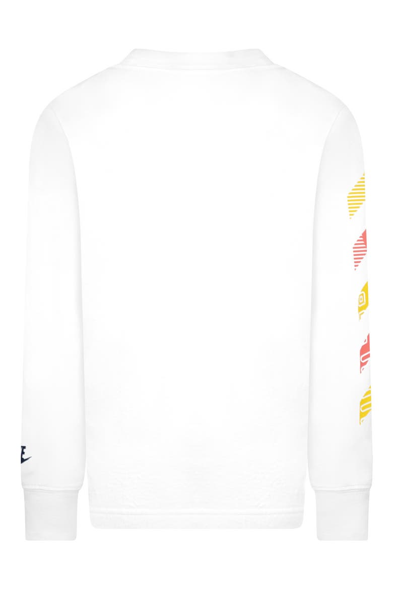 Kids' Futura Hazard Tread Long Sleeve T-Shirt, Alternate, color, WHITE