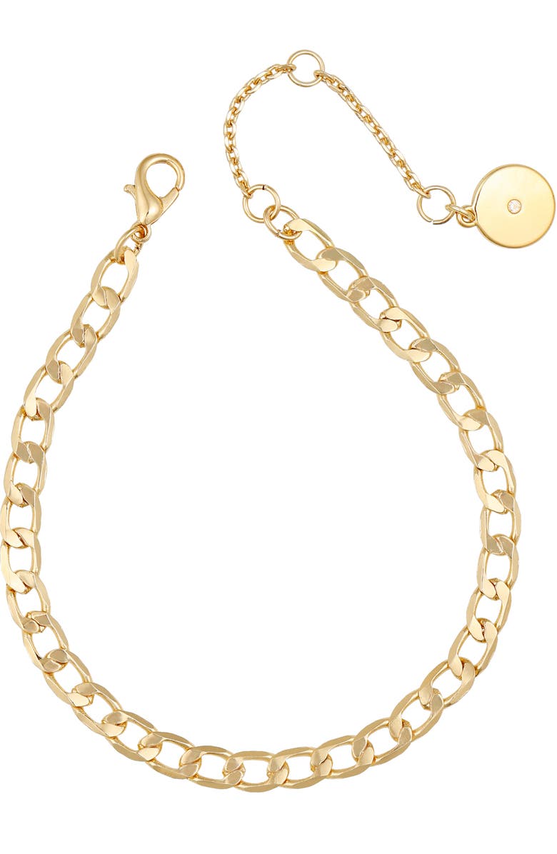 Vince Camuto Curb Chain Bracelet, Alternate, color, Gold Tone