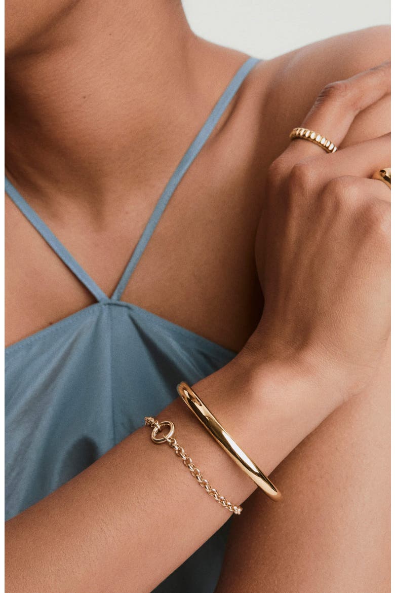 Dôme Cuff Bracelet, Alternate, color, 18k Gold Vermeil