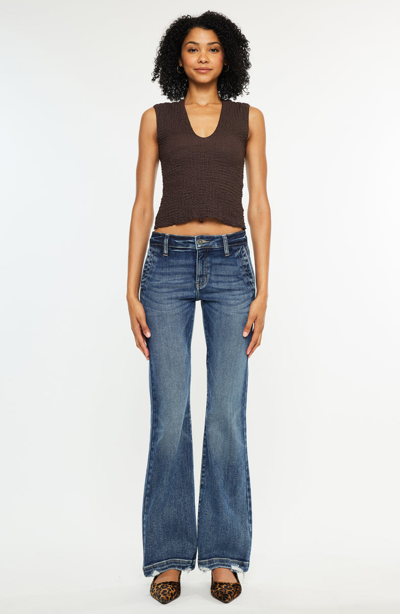 KanCan Delcie Mid Rise Bootcut Jeans, Alternate, color,